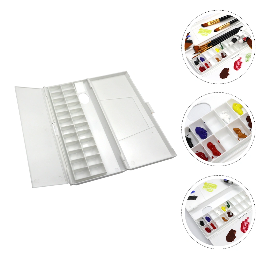 Foldable Watercolor Pigment Box Practical Artist Student Watercolor Case