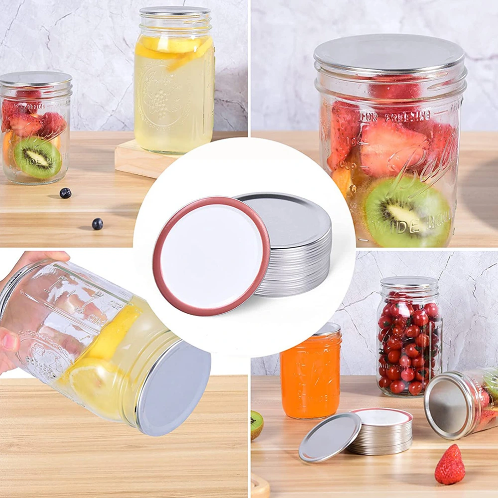 24pcs Practical Air Tight Mason Can Covers Durable Secure Mason Jars Lids