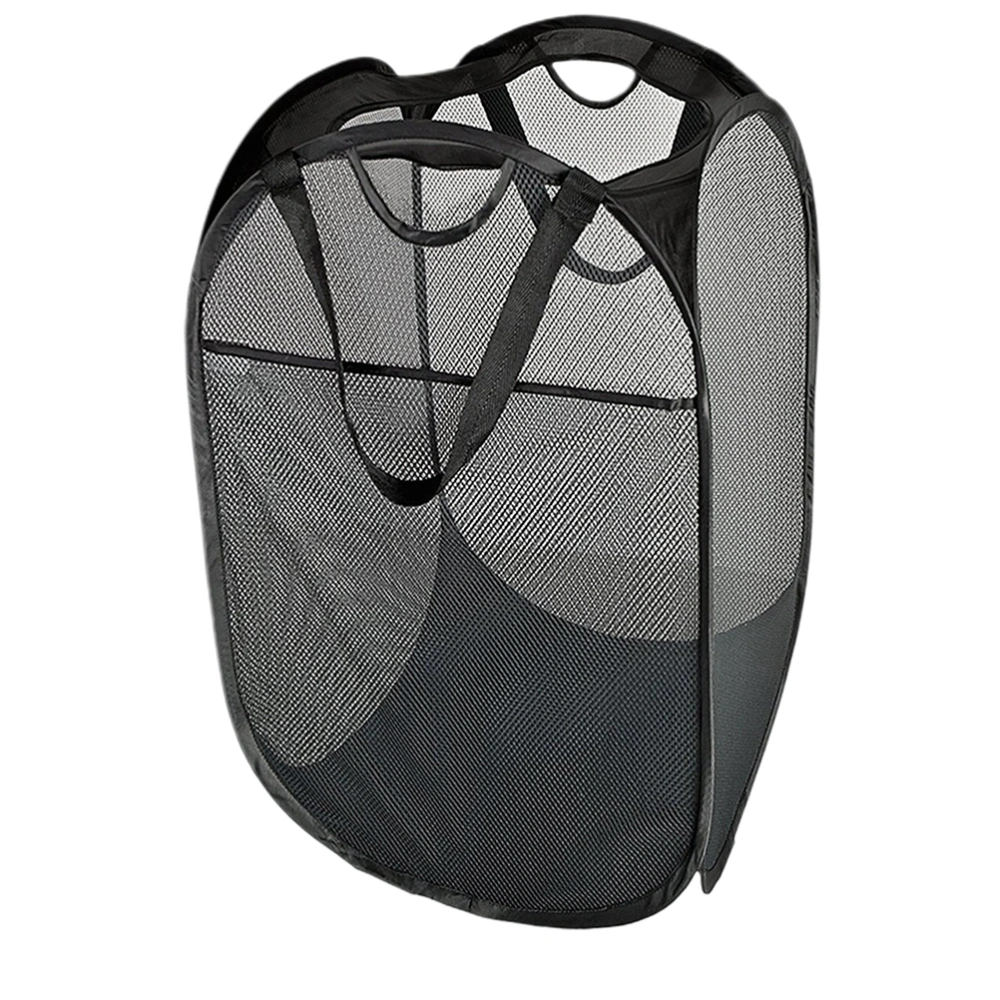 Folding Laundry Basket Square Folding Dirty Clothes Basket Square Clothes Storage Basket Clothes Storage Container Black