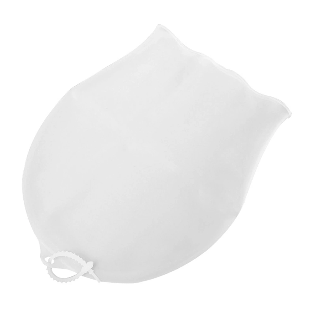 1Pc Thickened Kneading Bag Silicone Kneading Dough Bag Baking Accessory (White)