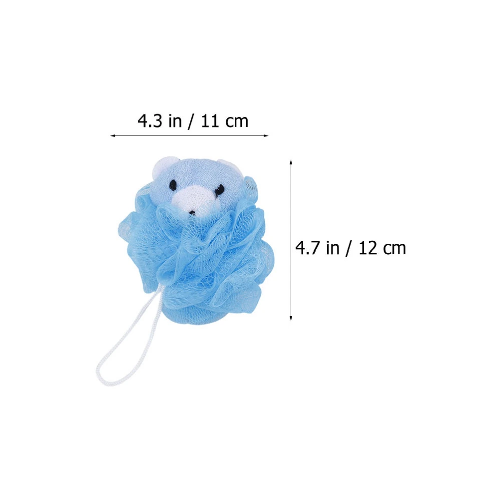 6Pcs Household Shower Balls Adorable Animal Hotel Bath Balls Home Accessories