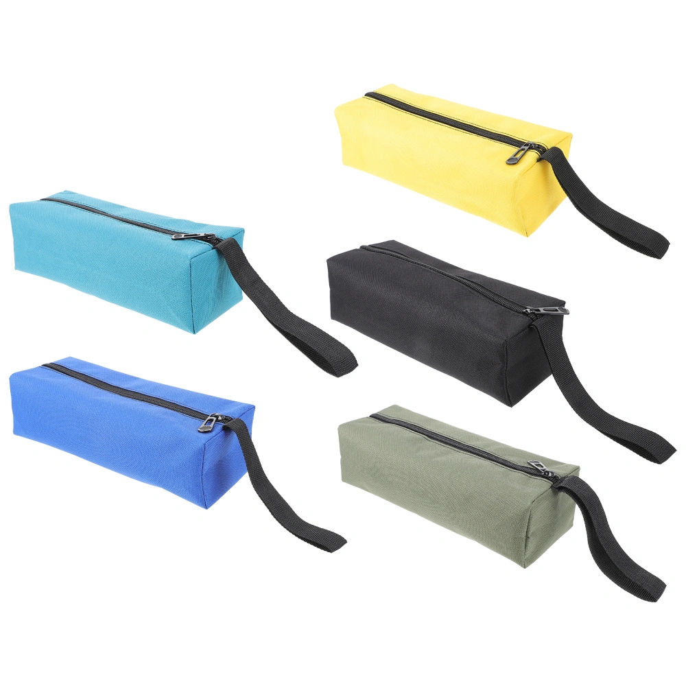 5pcs Small Tool Bag Waterproof Multipurpose Storage Organizer Zipper Pouch