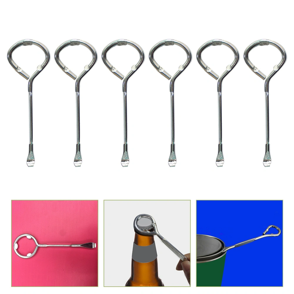 6pcs Paint Can Opener Portable Paint Bottle Opener Paint Can Tool Scraper Tool