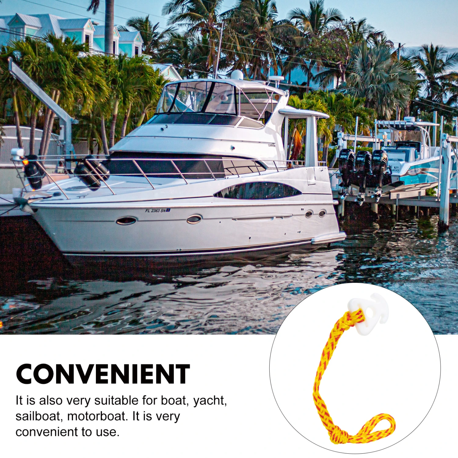 Professional Yacht Pulling Rope Yacht Mooring Rope Heavy Duty Yacht Dock Line