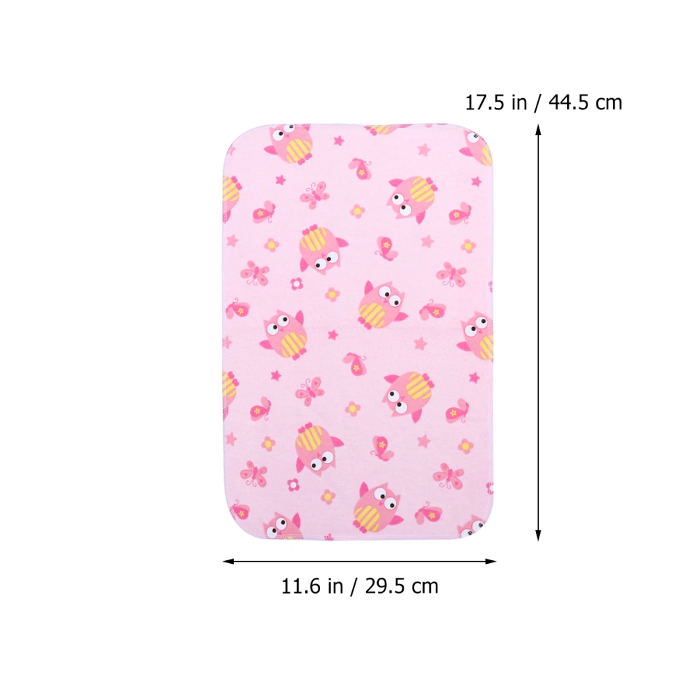 4PCS 30x45cm Baby Waterproof Sheet Urine Changing Pads Cartoon Reusable Infant Bedding Nappy Burp Mattress Changing Mat