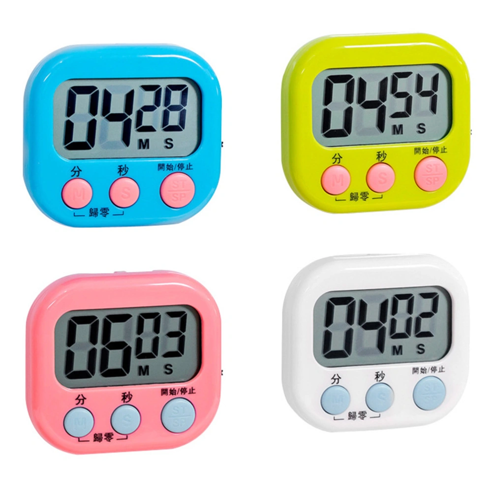 4pcs Kitchen Timers Magnetic Timers Kitchen Cooking Timers Visual Timers