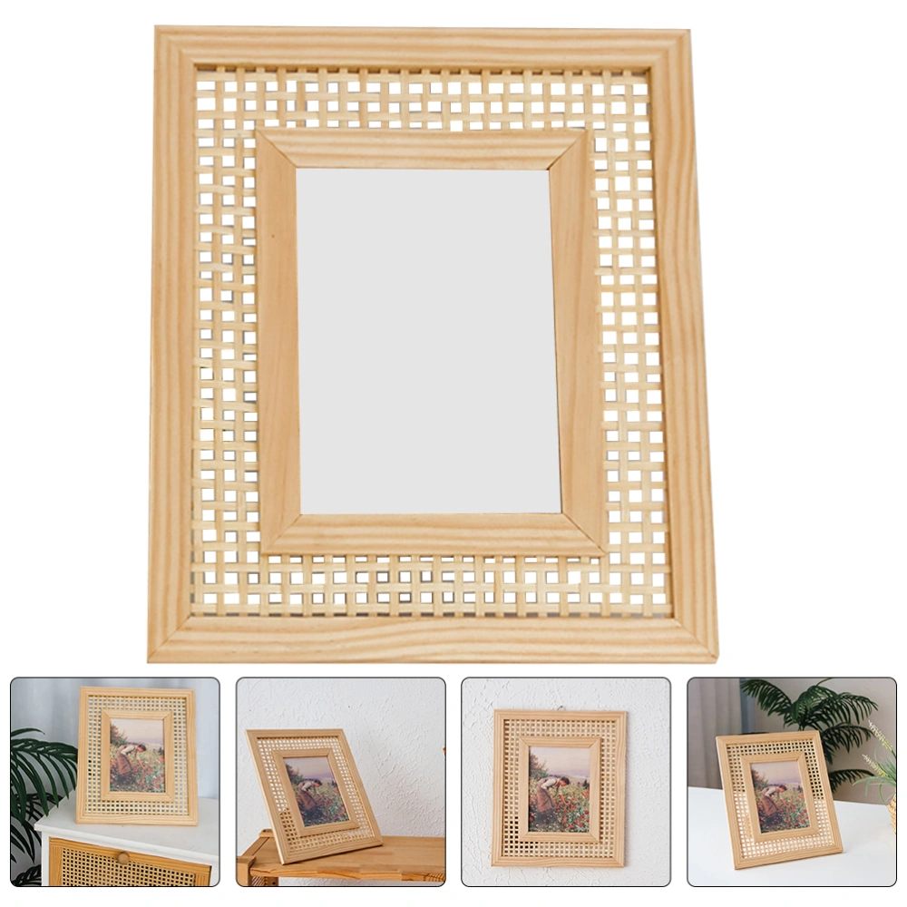 Craft Woven Picture Frame Photo Frame Rustic Picture Frame Woven Photo Frame for Home