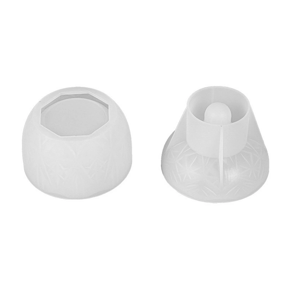 1 set Crystal Epoxy Mold DIY Desktop Ornament Mold Storage Box Casting Mold