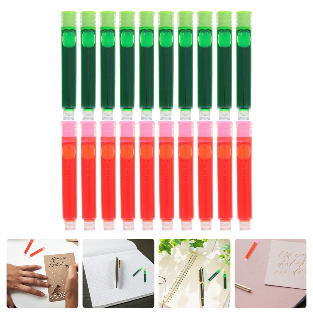 100pcs Universal Fountain Pens Ink Cartridges Pens Refills Office Stationeries