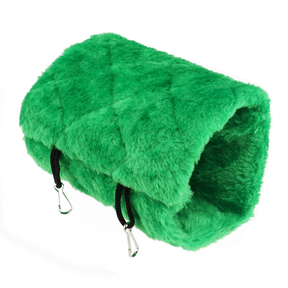 Bird Animal Plush Snuggle Hammock Hanging Snuggle Cave Happy Hut Hideaway - Size L (Green)