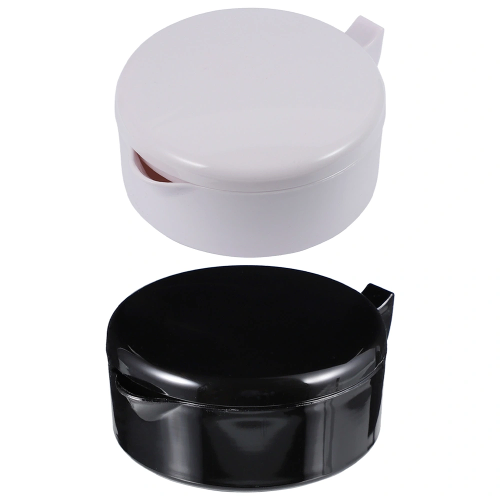 2pcs Multi-function Ink Dishes Delicate Ink Plates Calligraphy Ink Fountains