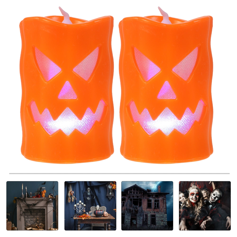 4pcs Halloween Candles LED Candle Lights Halloween Scene Party Decoration