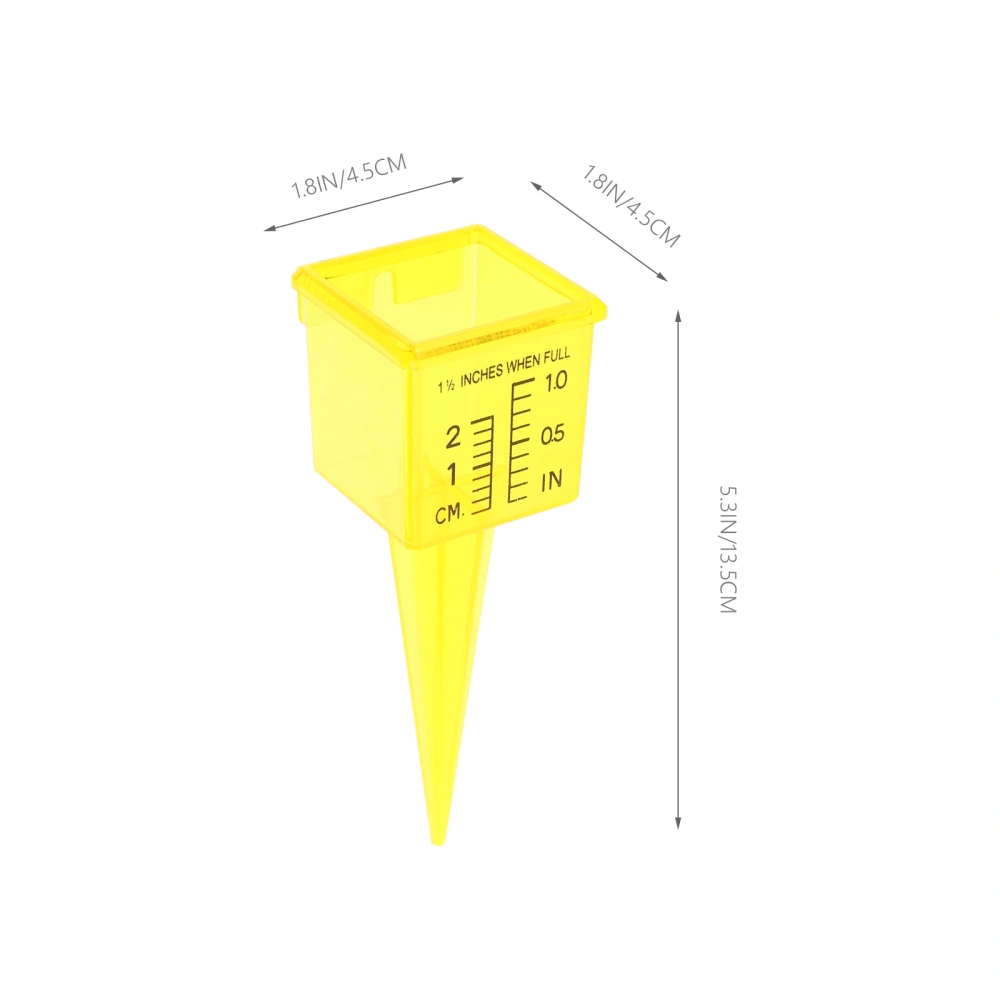 10pcs Outdoor Rain Gauges Rainfall Measuring Plastic Gauges 1.5" Rain Gauge Garden Accessories