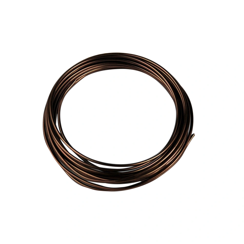 5 Rolls of 5mm 1.5mm 2mm 2.5mm 3mm Brown Alumina Line For Manual DIY Motorcycle Shape Bonsai Shape Use