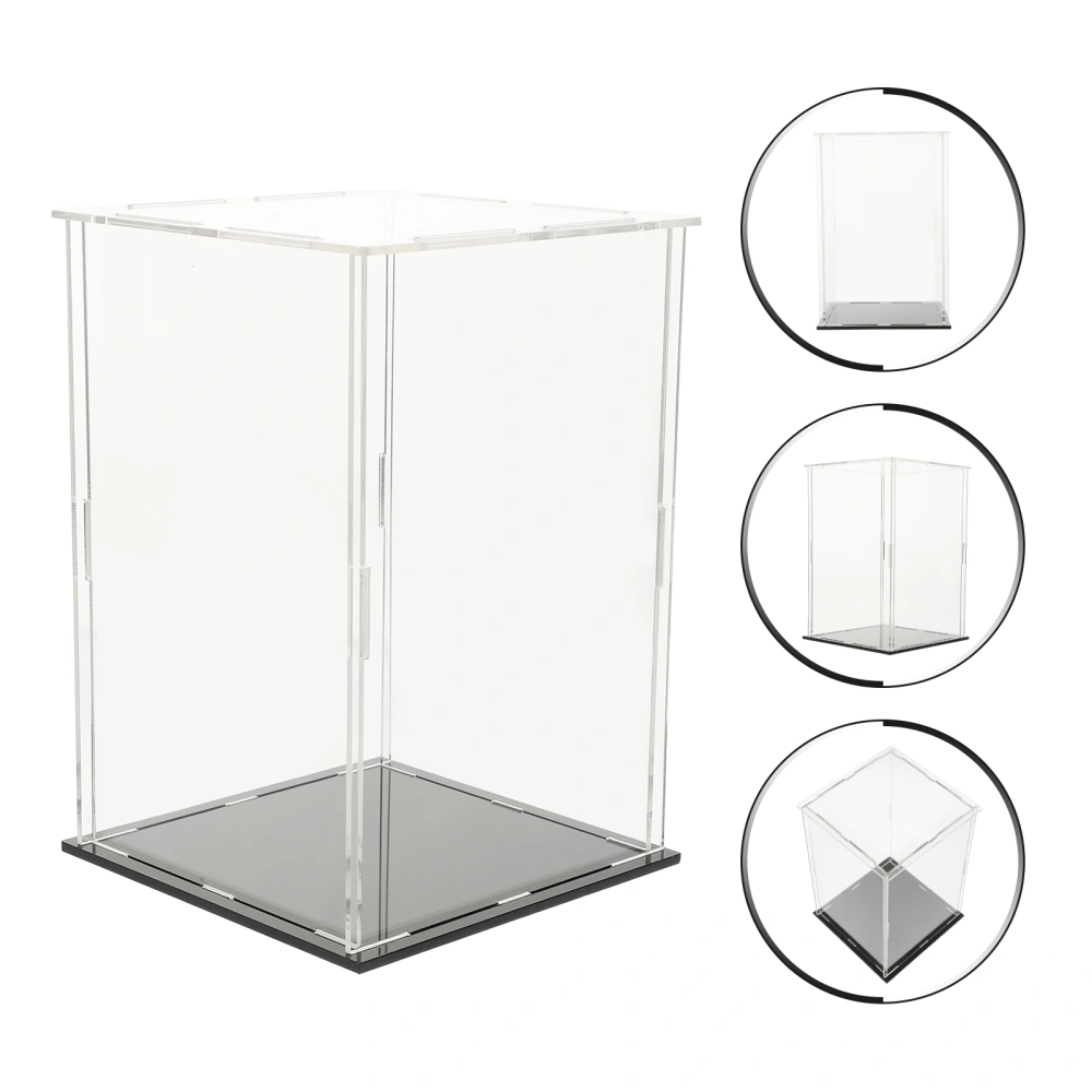 Desk Collectibles Display Case Acrylic Display Box Action Figure Assemble Cube