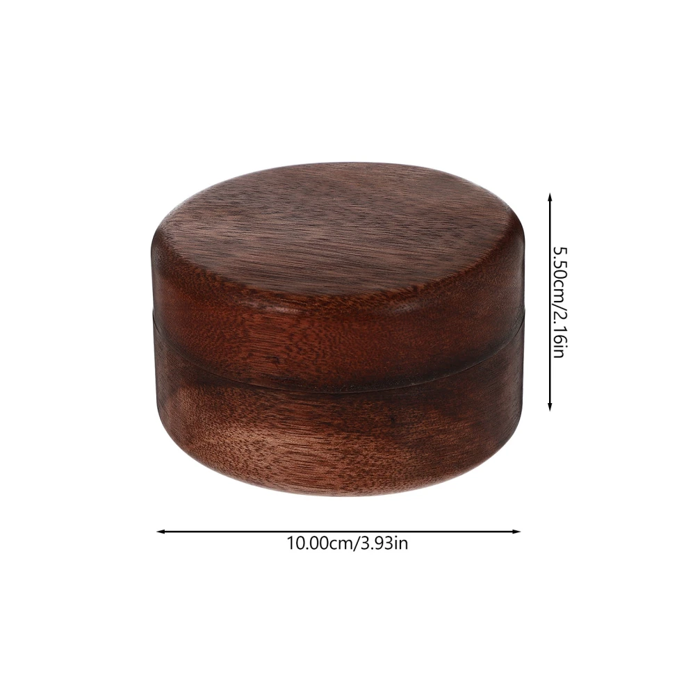 1pc Wooden Lid Ashtray Desktop Ashtray Container Indoor Use Ashtray Holder