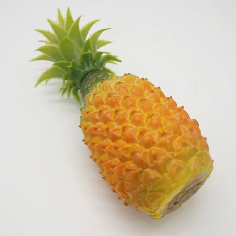 1Pc Imitation Pineapple Model Artificial Lifelike Fruits Model Ornament Desktop Decoration Photography Props