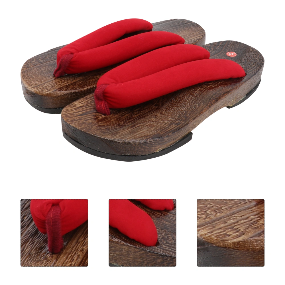 1 Pair of Fashionable Clog Sandals Creative Male Sandals Japanese Style Footwear