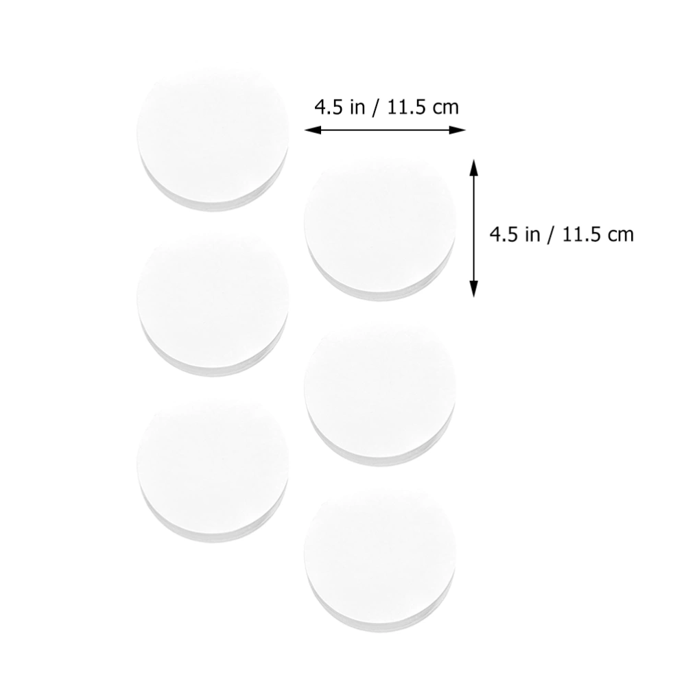 500pcs Round Shape Leak Proof Paper Films Coffee Spill Proof Gasket Leak Proof Paper Films