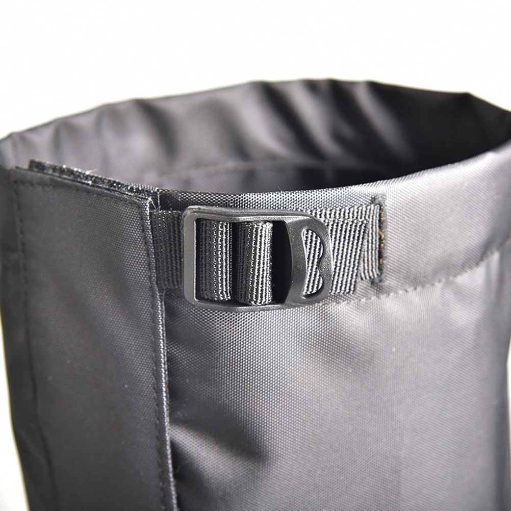 Outdoor Wear-resistance Gaiters Outdoor Larger Hiking Gaiters Lightweight Gaiters Adjustable Foot Covers for Hiking Mountain Climbing - XL (Black)