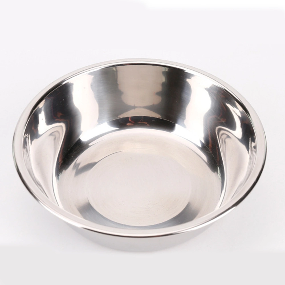 Wheat Straw Stainless Steel Double Bowl with Nonslip Pad for Pet Feeding Slow Food Double Bowl (Pink)