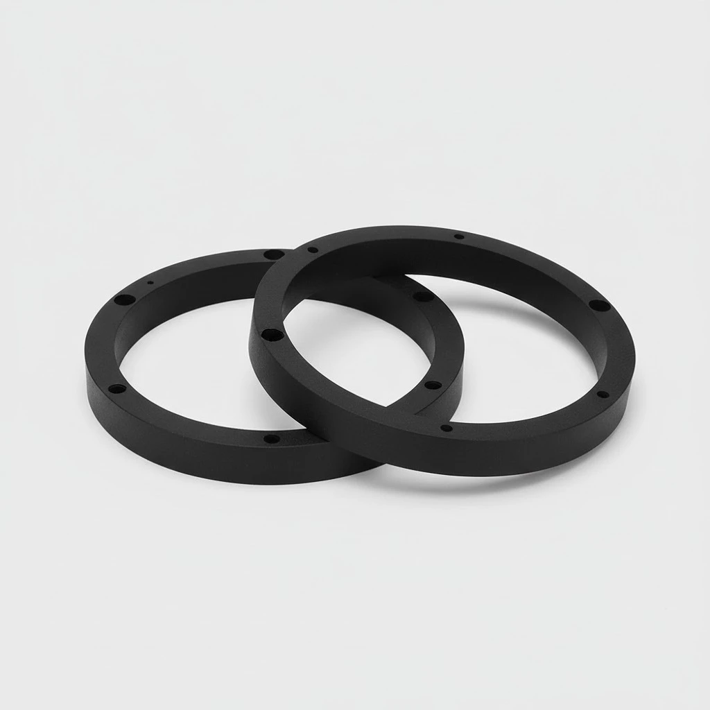 2pcs Universal Car 6.5 Inch Speaker Spacer Durable Audio Spacer Adapter Pad