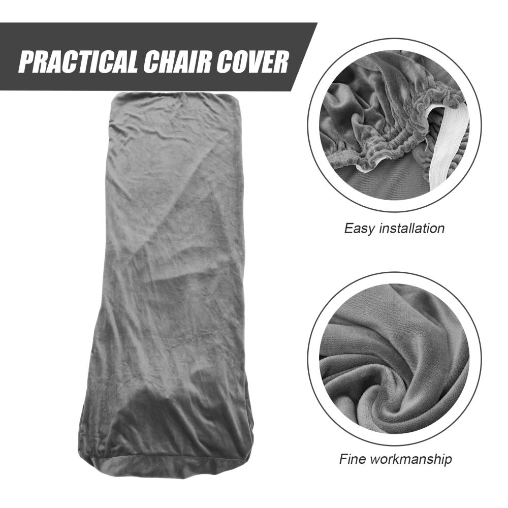 Polyester Chair Slipcover Elastic Chair Cover Home Chair Protector Stool Accessory