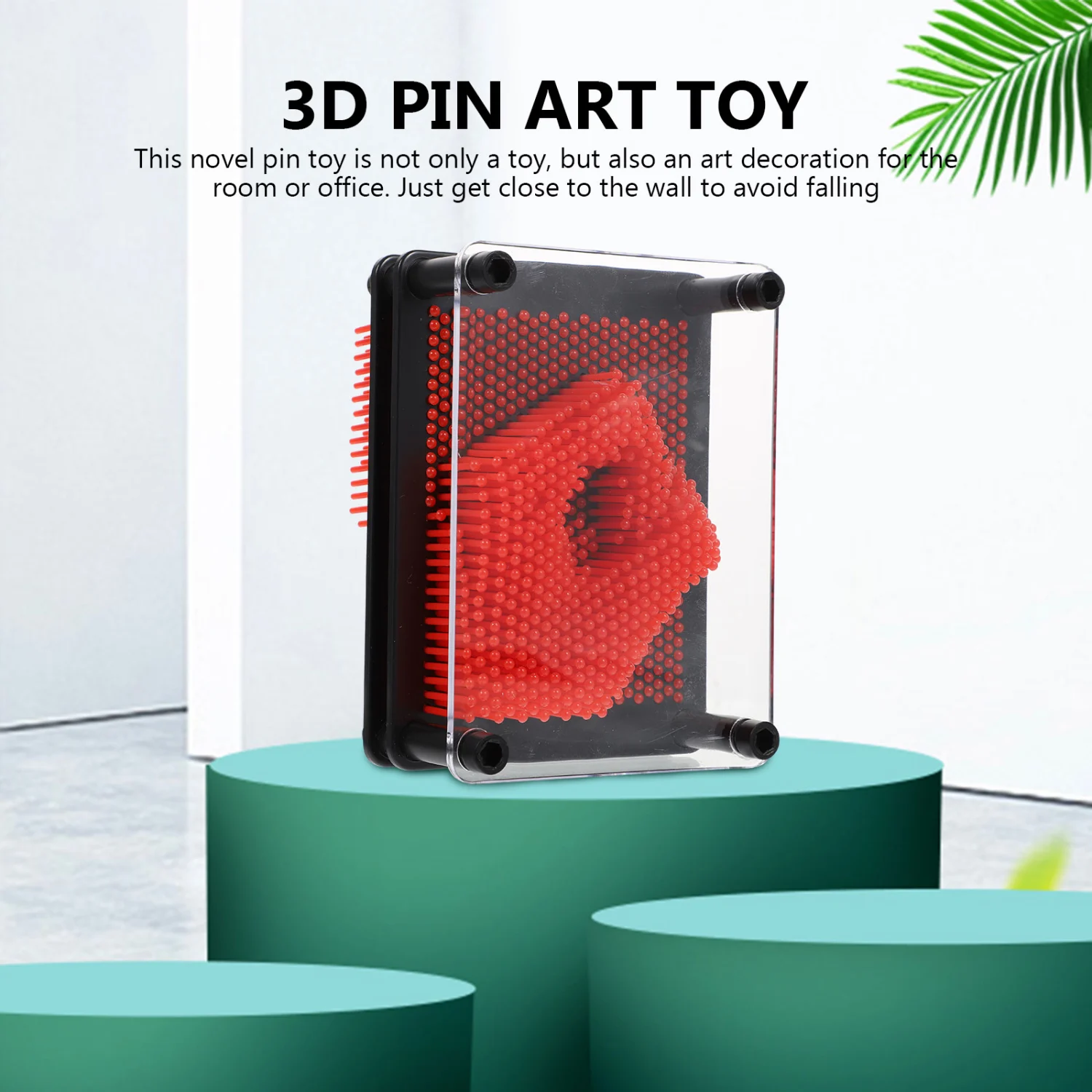 Funny 3D Clone Hand Mode Pin Art Kids Educational Toys Plastic Square Handprint