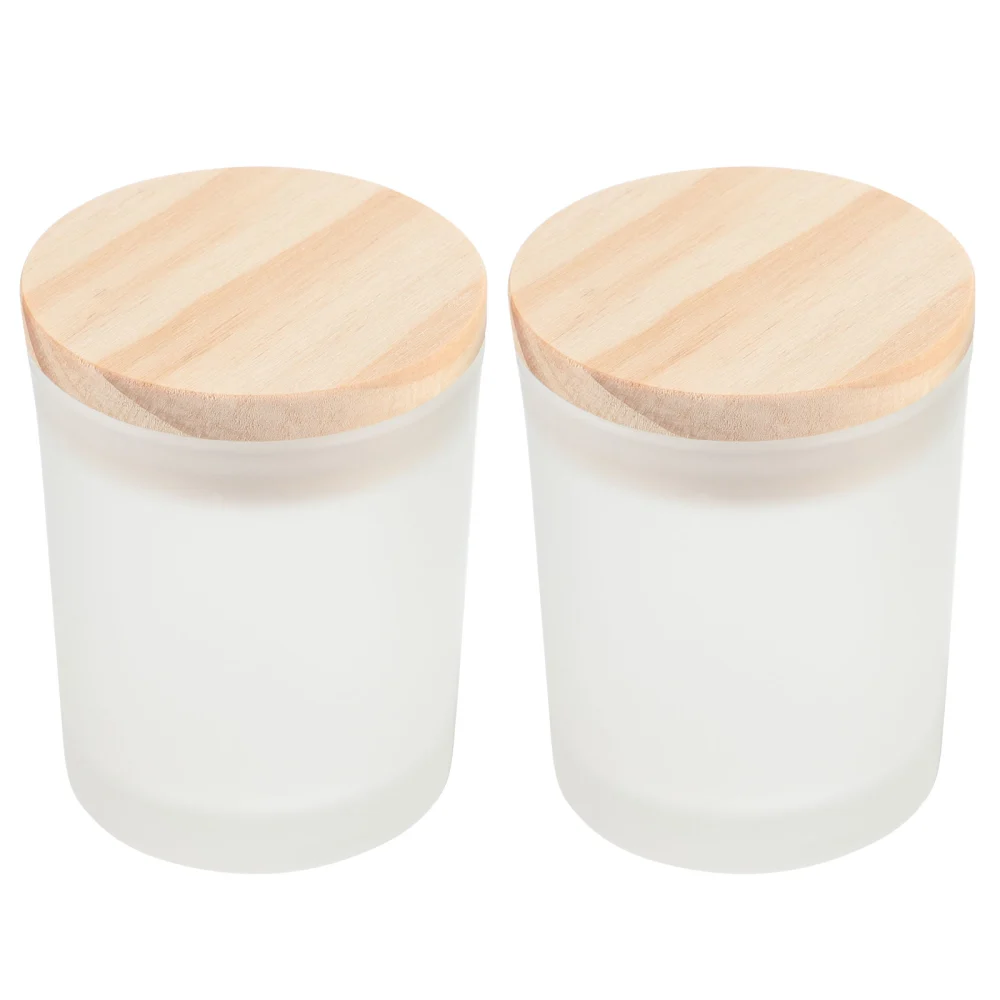 2pcs Diy Scented Candle Cups Empty Candle Cups Simple DIY Candle Containers