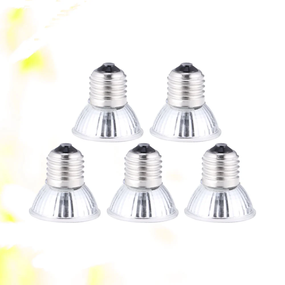 5pcs 75W uvb+uva3.0 Reptile Lamp Bulb Turtle Basking UV Light Bulbs Heating Lamp Reptile Sun Light Bulb