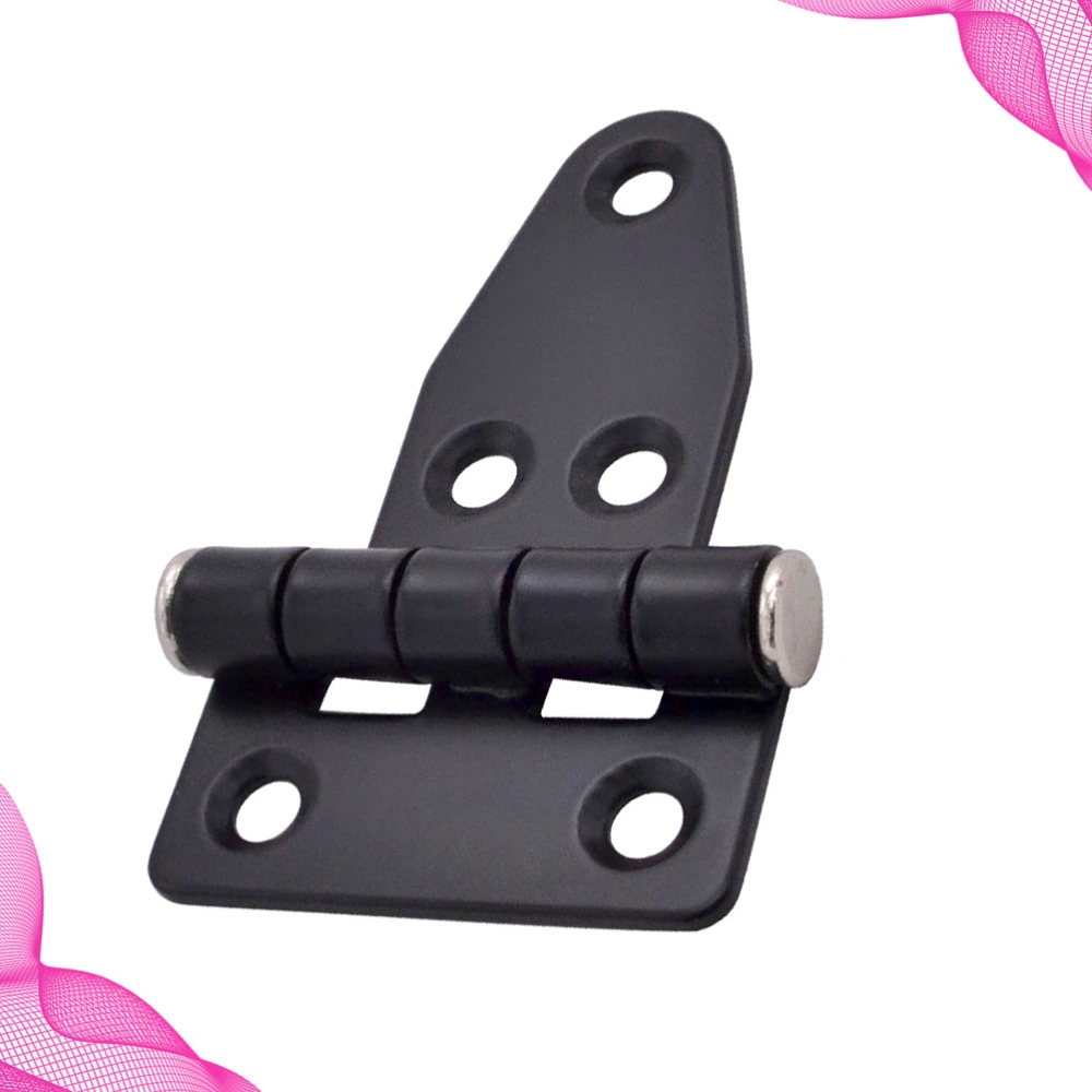 1pc T-type Hinge Steel Hinge Industrial Box Automation Equipment Hinge (Black 13.2 x 8.5 cm)