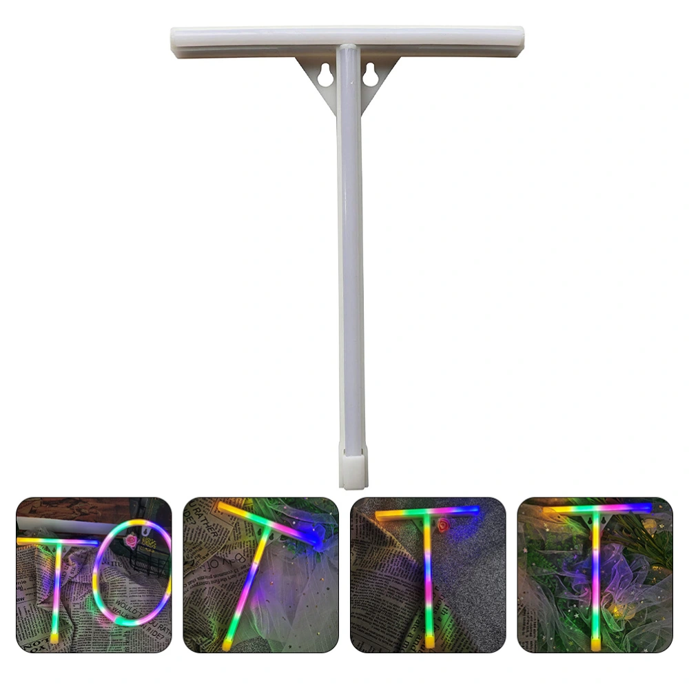 1PC LED Colorful English Letter Light Creative Letter Neon Lamp Decor No Battery