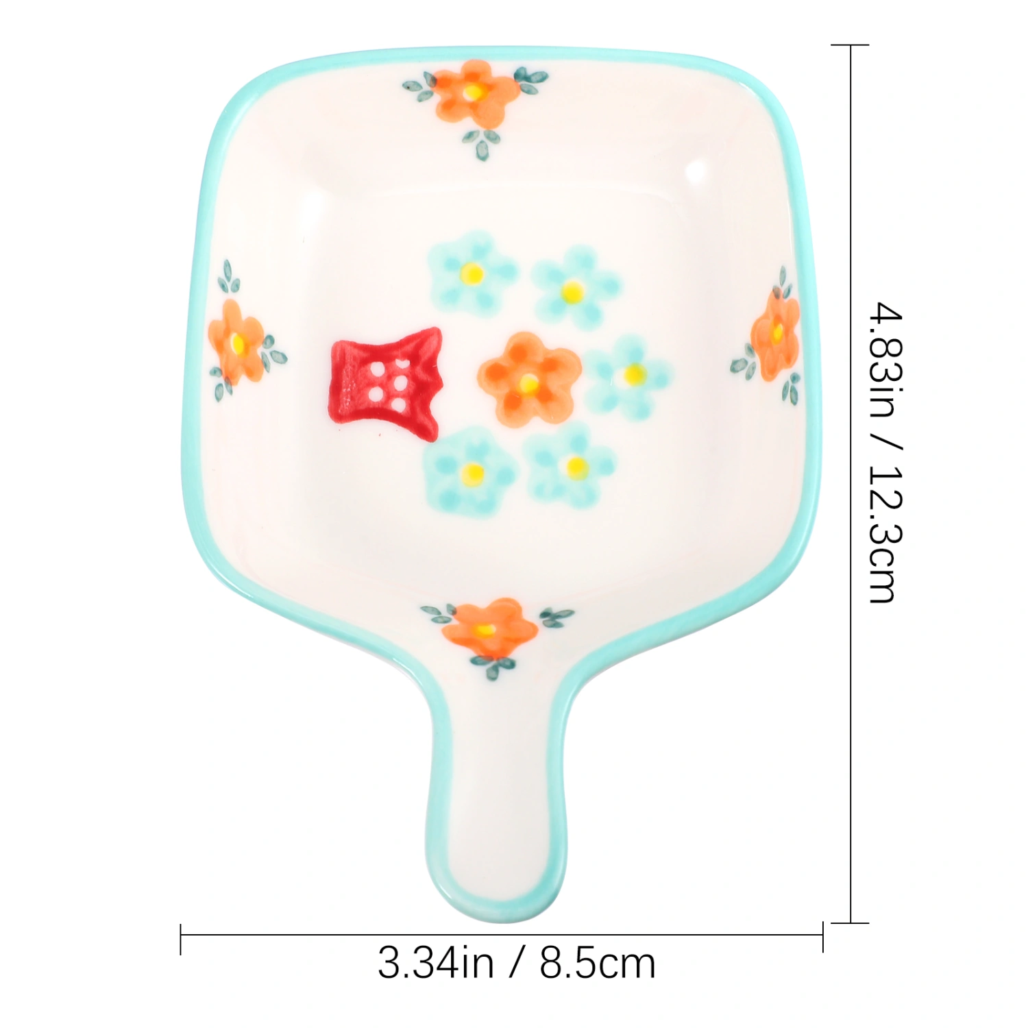 2pcs Delicate Ceramics Sauce Dishes Useful Appetizer Saucers for Home Use