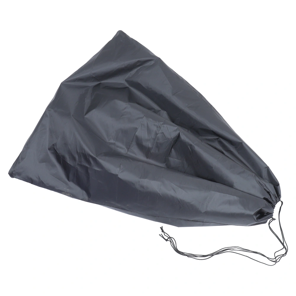 Household Larger-capacity Drawstring Bag Sundries Storage Pouch (Black)