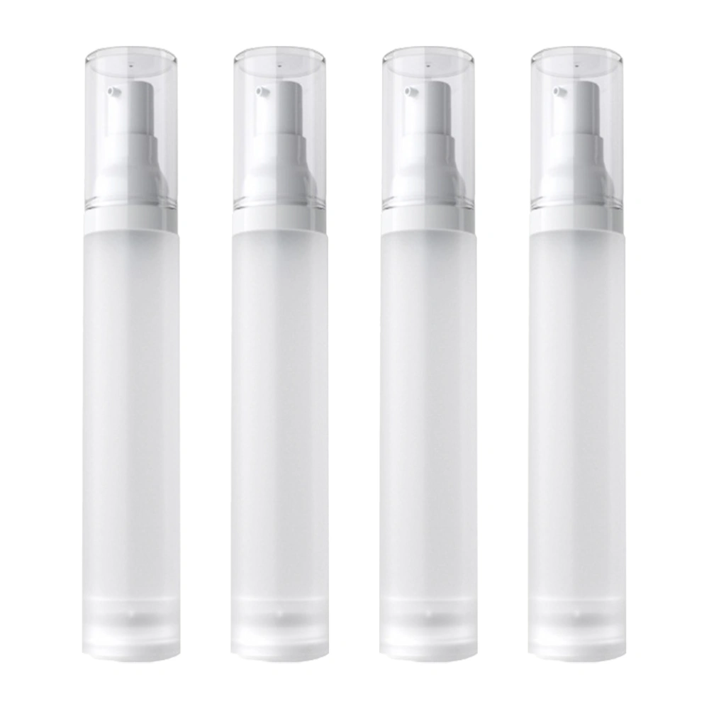 4pcs 50ml Airless Pump Bottle Travel Cosmetic Dispenser Matte Lotion Bottles