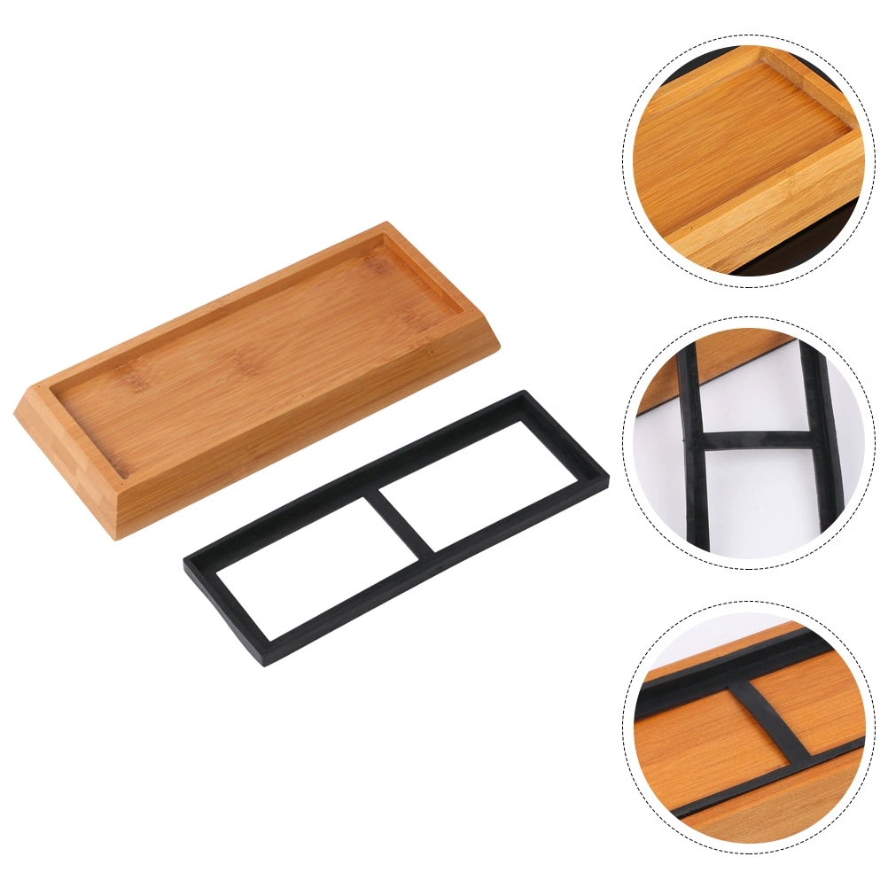 1 Set Sharpening Stone Holder Wooden Whetstone Base Sharpening Stone Accessory