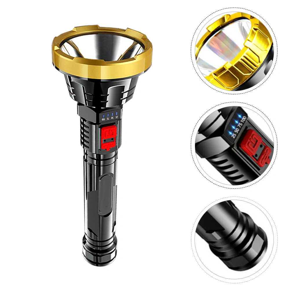 USB Rechargeable Flashlight Portable Flashlight Practical LED Torch Light