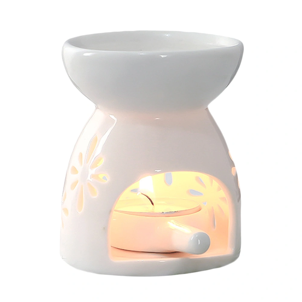 1PC Candle Aromatherapy Furnace Fragrance Lamp Incense Holder Aroma Therapy Candle Holder Ash Catcher Home Decorations (Sakura Stove Candle Holder without Candle)