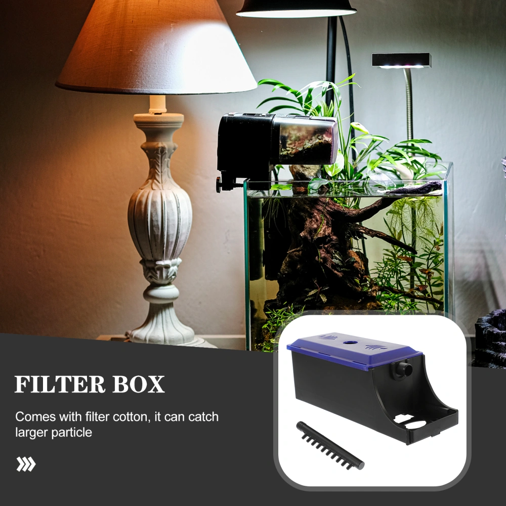 Refillable Fish Tank Filter Filtration Storage Case Aquarium Accessory