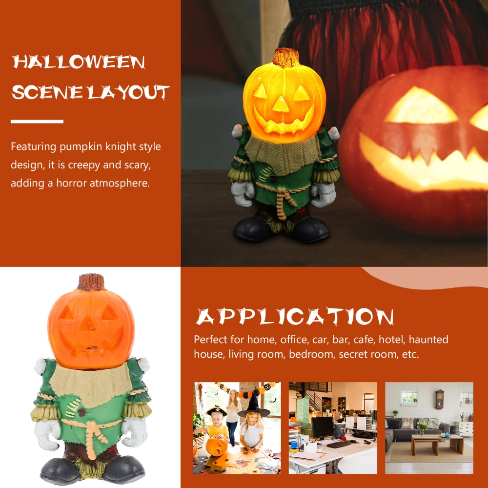 Halloween Themed LED Lamp Pumpkin Knight Style Halloween Decoration Home Decor