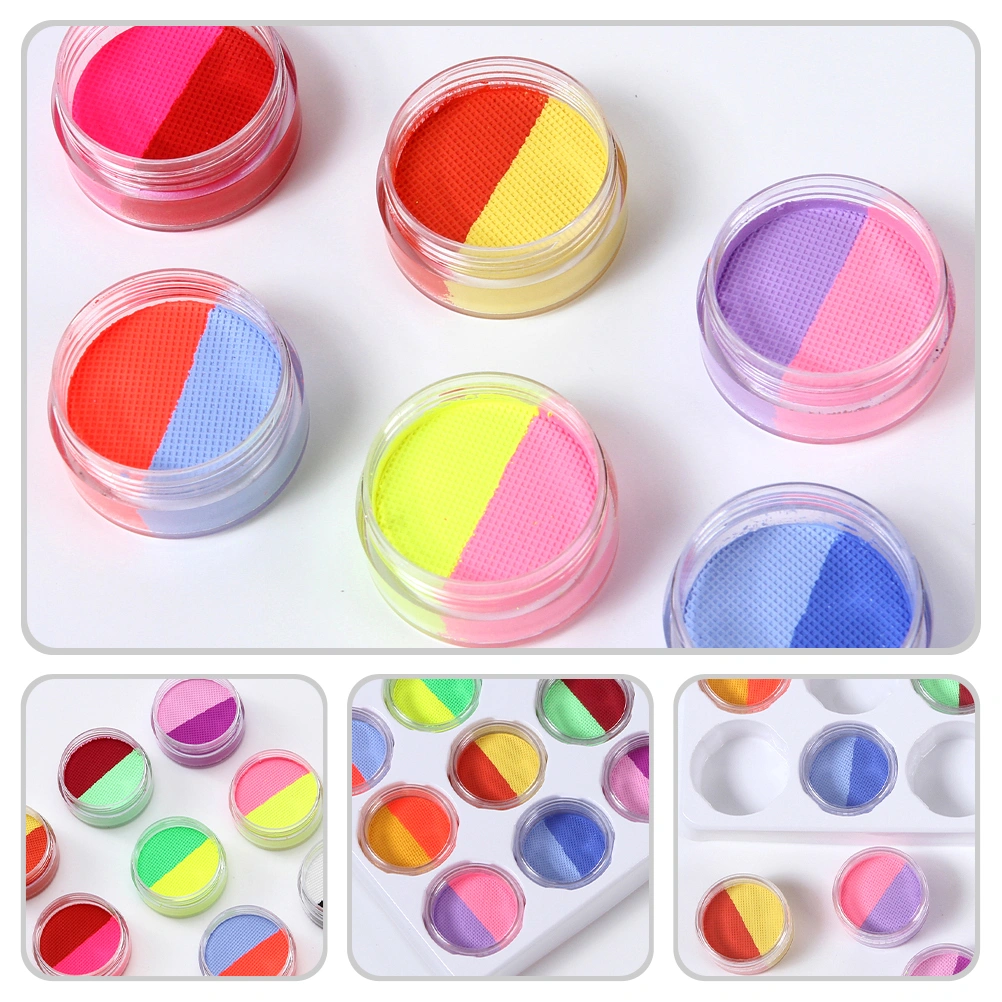 1 Set Party Body Paints Face Makeup Paints Cosmetic Paints Portable Face Paint Decor