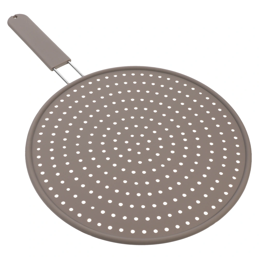 Frying Pan Silicone Splatter Screen Cooking Cooling Mat Oil Strainer Board