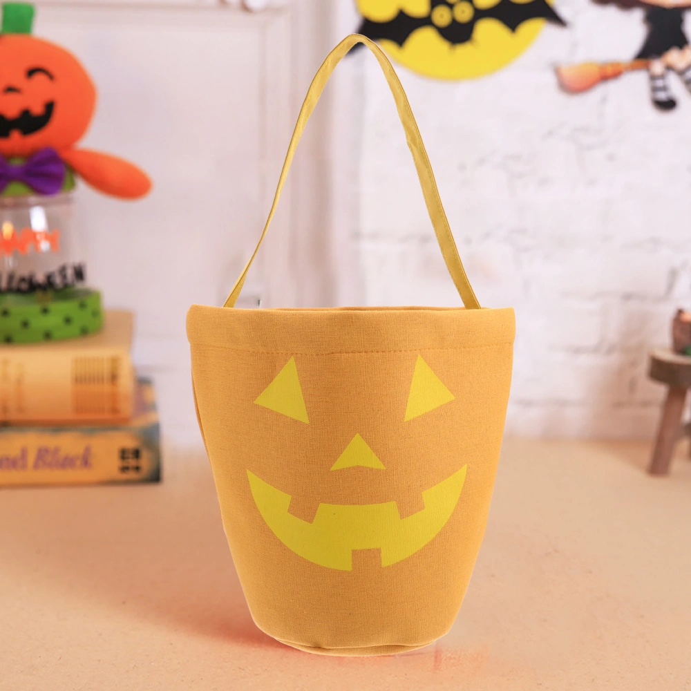 3pcs Halloween Bag Candy Bag Gift Bag Canvas Bag Snacks Handbag for Party