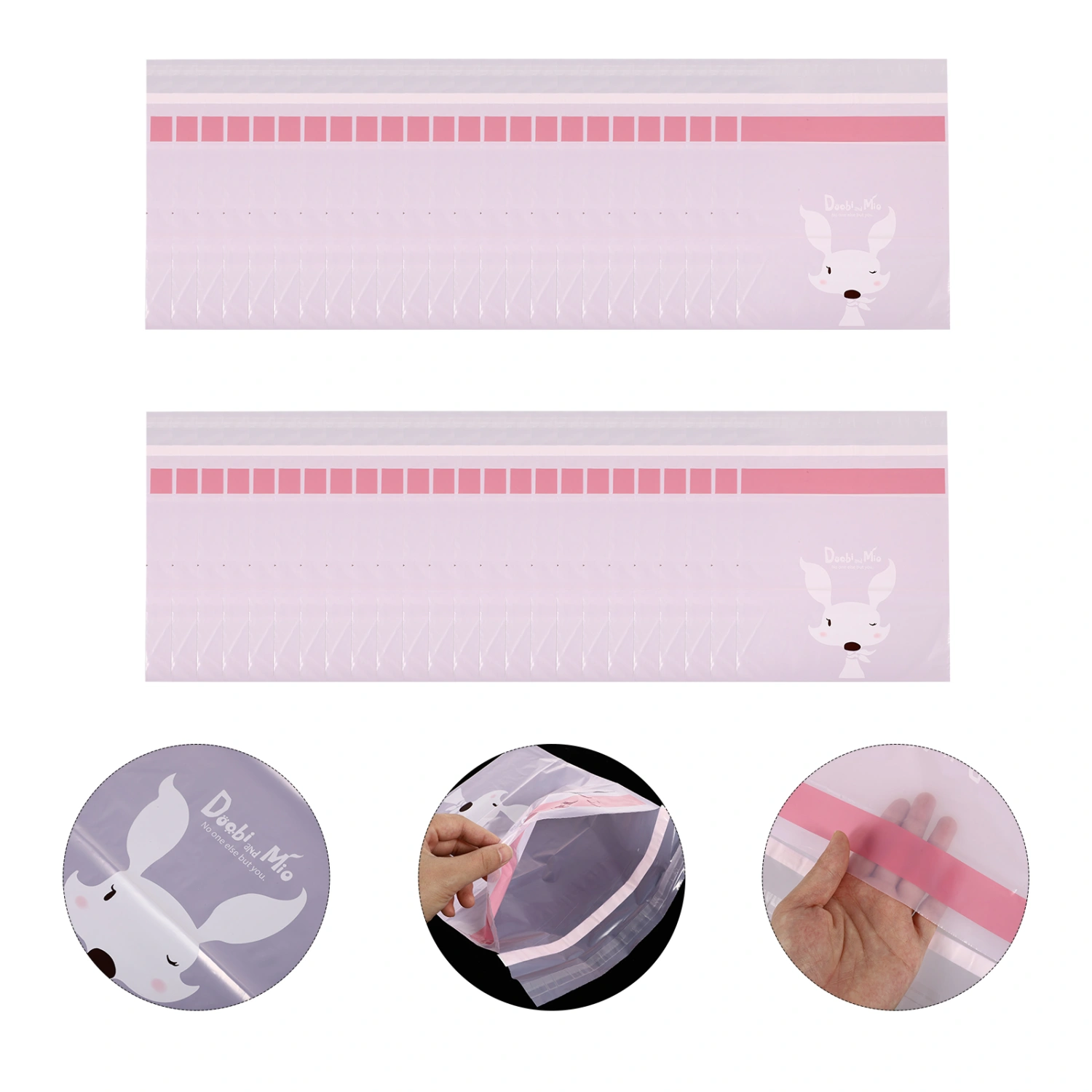 60Pcs Self-adhesive Garbage Bags Practical Litter Bags Car Litter Pouches