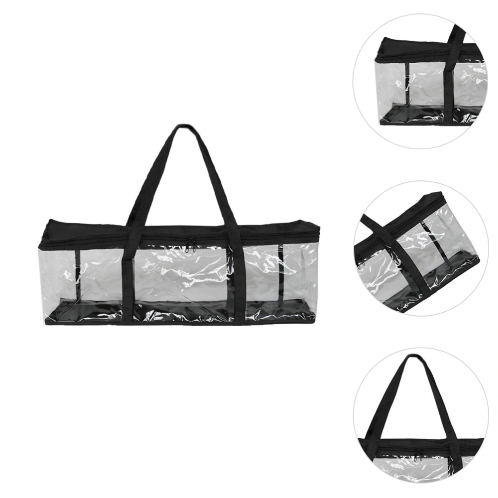 Portable CD Media Collection Bag with Carry Handles DVD Storage Bag Book Organizer