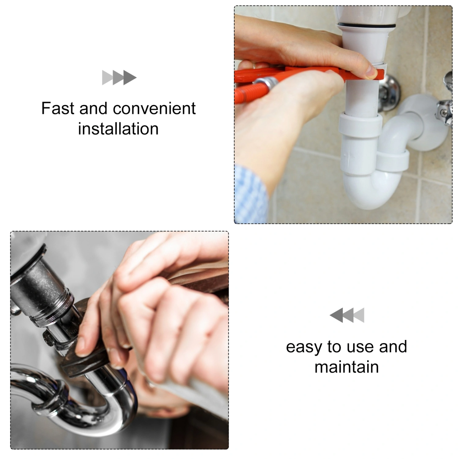 4 Pcs 1 Bag Corrosion-resistant Hose Clamps Stainless Steel Pipe Clips (Silver)