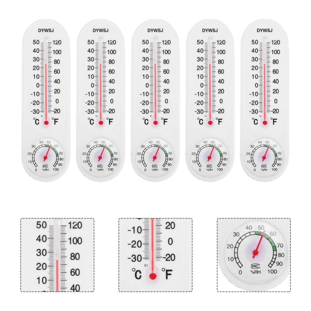 5pcs Digital Max Min Wall Mounted Greenhouse Thermometer for Garden Greenhouse