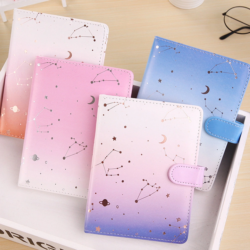 Constellation Cover Notebook Unique Diary Book Notepads School Supplies Kids Students Stationery for Daily Use (Random Color)