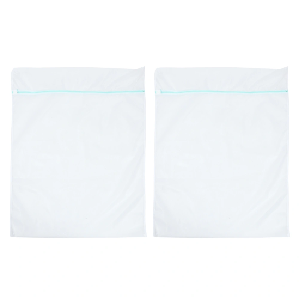 2pcs Large Wash Machine Bag Polyester Mesh Laundry Bag Bedding Blanket Wash Bag