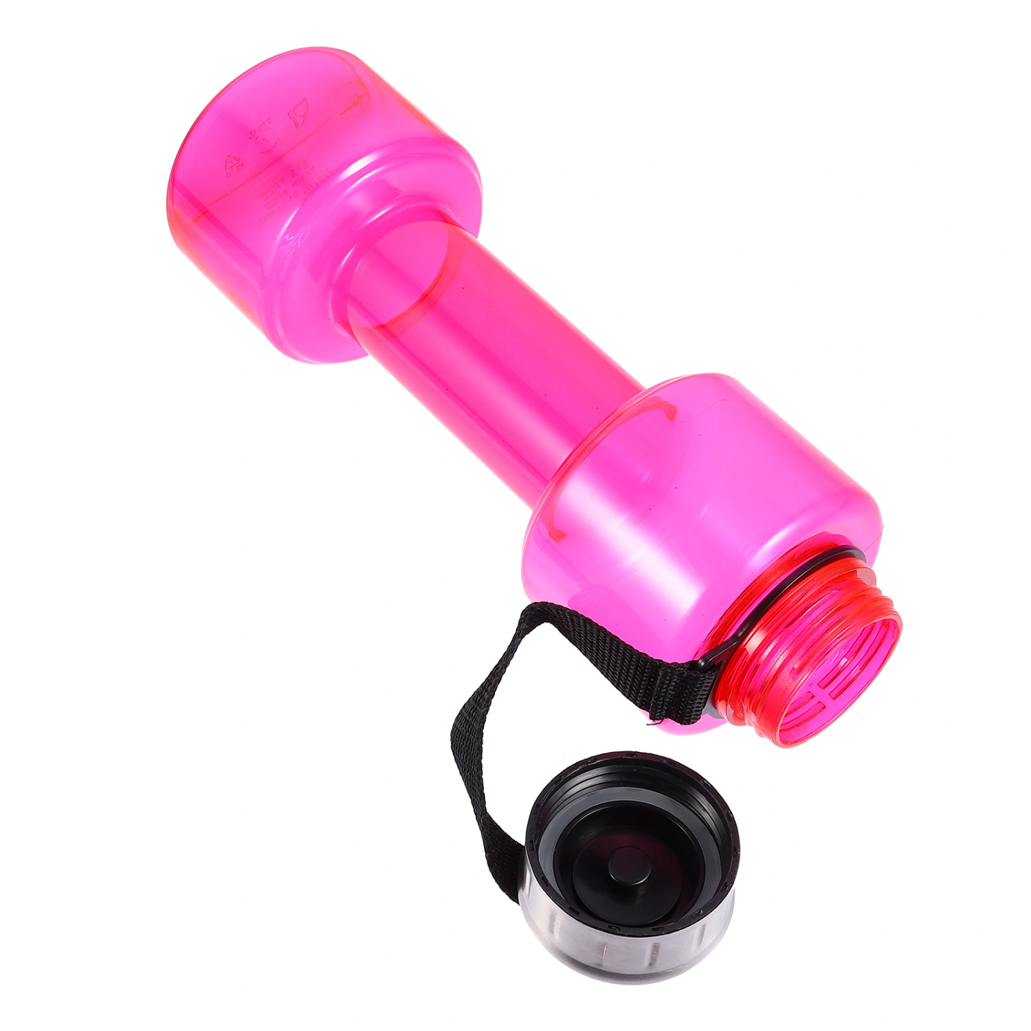 1Pc Dumbbell Shape Water Bottle Portable Sports Water Kettle Fitness Water Bottle
